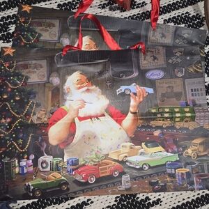🎄 VINTAGE Santa FORD Workshop Gift Bag SET OF 2